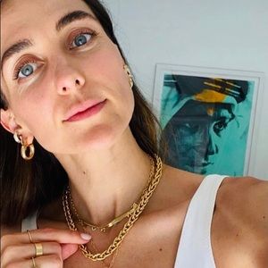 Electric Picks 18in Lasso Necklace 14k Gold Plated